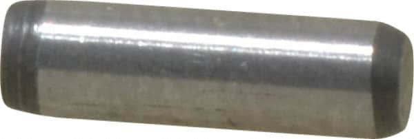 Made in USA - 3/32" Diam x 5/16" Pin Length 416 Stainless Steel Precision Dowel Pin - Passivated Finish, C 36-42 Hardness, 2 Beveled End - Caliber Tooling