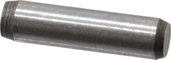 Made in USA - 3/32" Diam x 3/8" Pin Length 416 Stainless Steel Precision Dowel Pin - Passivated Finish, C 36-42 Hardness, 2 Beveled End - Caliber Tooling