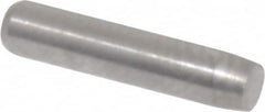 Made in USA - 3/32" Diam x 7/16" Pin Length 416 Stainless Steel Precision Dowel Pin - Passivated Finish, C 36-42 Hardness, 2 Beveled End - Caliber Tooling