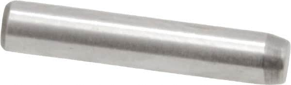 Made in USA - 3/32" Diam x 1/2" Pin Length 416 Stainless Steel Precision Dowel Pin - Passivated Finish, C 36-42 Hardness, 2 Beveled End - Caliber Tooling