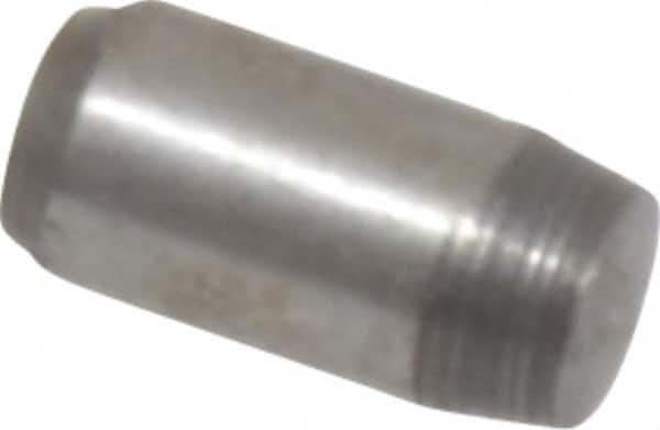 Made in USA - 1/8" Diam x 1/4" Pin Length 416 Stainless Steel Precision Dowel Pin - Passivated Finish, C 36-42 Hardness, 2 Beveled End - Caliber Tooling