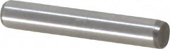 Made in USA - 1/8" Diam x 3/4" Pin Length 416 Stainless Steel Precision Dowel Pin - Passivated Finish, C 36-42 Hardness, 2 Beveled End - Caliber Tooling