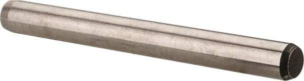 Made in USA - 5/32" Diam x 1-1/2" Pin Length 416 Stainless Steel Precision Dowel Pin - Passivated Finish, C 36-42 Hardness, 2 Beveled End - Caliber Tooling