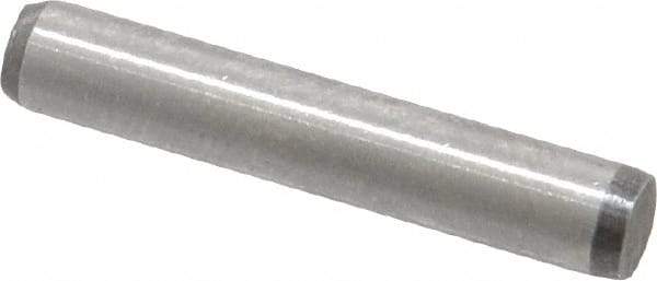 Made in USA - 5/32" Diam x 7/8" Pin Length 416 Stainless Steel Precision Dowel Pin - Passivated Finish, C 36-42 Hardness, 2 Beveled End - Caliber Tooling