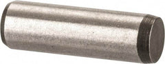 Made in USA - 3/16" Diam x 5/8" Pin Length 416 Stainless Steel Precision Dowel Pin - Passivated Finish, C 36-42 Hardness, 2 Beveled End - Caliber Tooling