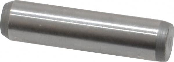 Made in USA - 3/16" Diam x 3/4" Pin Length 416 Stainless Steel Precision Dowel Pin - Passivated Finish, C 36-42 Hardness, 2 Beveled End - Caliber Tooling