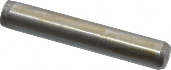 Made in USA - 1/4" Diam x 1-1/2" Pin Length 416 Stainless Steel Precision Dowel Pin - Passivated Finish, C 36-42 Hardness, 2 Beveled End - Caliber Tooling