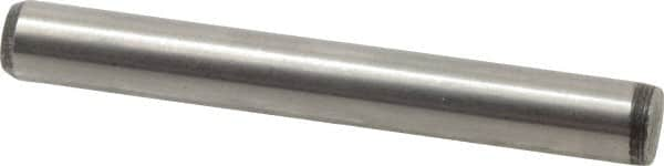 Made in USA - 1/4" Diam x 2" Pin Length 416 Stainless Steel Precision Dowel Pin - Passivated Finish, C 36-42 Hardness, 2 Beveled End - Caliber Tooling