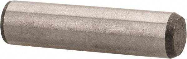 Made in USA - 5/16" Diam x 1-1/4" Pin Length 416 Stainless Steel Precision Dowel Pin - Passivated Finish, C 36-42 Hardness, 2 Beveled End - Caliber Tooling