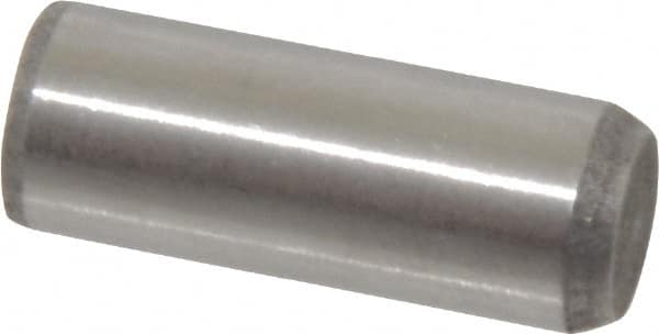 Made in USA - 3/8" Diam x 1" Pin Length 416 Stainless Steel Precision Dowel Pin - Passivated Finish, C 36-42 Hardness, 2 Beveled End - Caliber Tooling