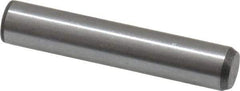 Made in USA - 3/8" Diam x 2" Pin Length 416 Stainless Steel Precision Dowel Pin - Passivated Finish, C 36-42 Hardness, 2 Beveled End - Caliber Tooling