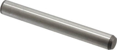 Made in USA - 3/8" Diam x 3" Pin Length 416 Stainless Steel Precision Dowel Pin - Passivated Finish, C 36-42 Hardness, 2 Beveled End - Caliber Tooling