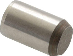 Made in USA - 3/8" Diam x 5/8" Pin Length 416 Stainless Steel Precision Dowel Pin - Passivated Finish, C 36-42 Hardness, 2 Beveled End - Caliber Tooling