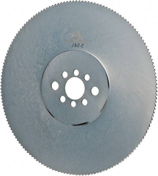 Kinkelder Saw - 250mm Blade Diam, 160 Teeth, High Speed Steel Cold Saw Blade - 32mm Arbor Hole Diam, 2mm Blade Thickness - Caliber Tooling