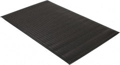 PRO-SAFE - 5' Long x 3' Wide, Dry Environment, Anti-Fatigue Matting - Black, Vinyl with Vinyl Sponge Base, Beveled on 4 Sides - Caliber Tooling