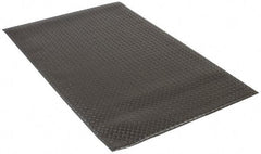 PRO-SAFE - 5' Long x 3' Wide, Dry Environment, Anti-Fatigue Matting - Black, Vinyl with Vinyl Sponge Base, Beveled on 4 Sides - Caliber Tooling