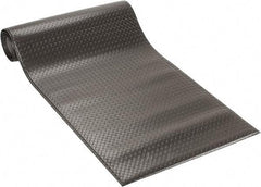 PRO-SAFE - 12' Long x 3' Wide, Dry Environment, Anti-Fatigue Matting - Black, Vinyl with Vinyl Sponge Base, Beveled on 4 Sides - Caliber Tooling