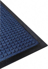 PRO-SAFE - 5 Ft. Long x 3 Ft. Wide, Poly Blended Carpet Surface, Raised Waffle Pattern Entrance Matting - 1/4 Inch Thick, Indoor, Heavy Traffic, Nitrile Rubber, Black - Caliber Tooling