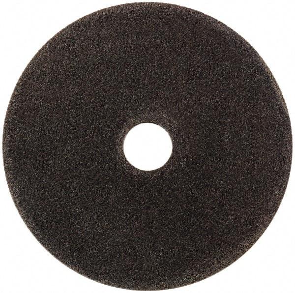 Metabo - 6" Medium Grade Zirconia Alumina Deburring Disc - 1" Center Hole, Spindle Mount Connection, Black - Caliber Tooling