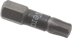 Wera - T30 Torx Bit - 1/4" Hex Drive, 1" OAL - Caliber Tooling