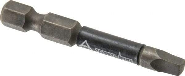 Wera - #3" Square Size Square Recess Bit - 1/4" Hex Drive, 2" OAL - Caliber Tooling