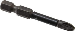 Wera - PZ.2 Posidriv Screwdriver Bit - 1/4" Hex Drive, 2" OAL - Caliber Tooling