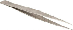 Aven - 5" OAL AA-SA Precision Tweezers - General Assembly, Precise Tip - Caliber Tooling