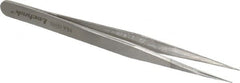 Aven - 4-3/4" OAL 3-SA Precision Tweezers - Straight, Subminiature Assembly - Caliber Tooling