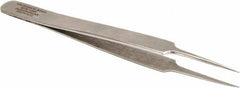 Aven - 4-1/2" OAL 5-SA Precision Tweezers - Tapered Ultra Fine, Subminiature Assembly - Caliber Tooling