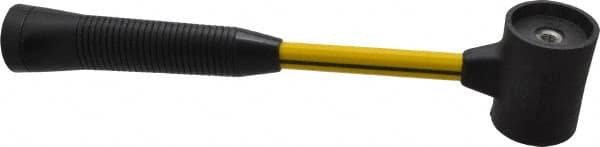 NUPLA - 1-1/2 Lb Head 2" Face Composite Nonmarring Hammer without Faces - Fiberglass Handle - Caliber Tooling