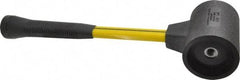 NUPLA - 6-1/2 Lb Head 3" Face Composite Nonmarring Hammer without Faces - Fiberglass Handle - Caliber Tooling