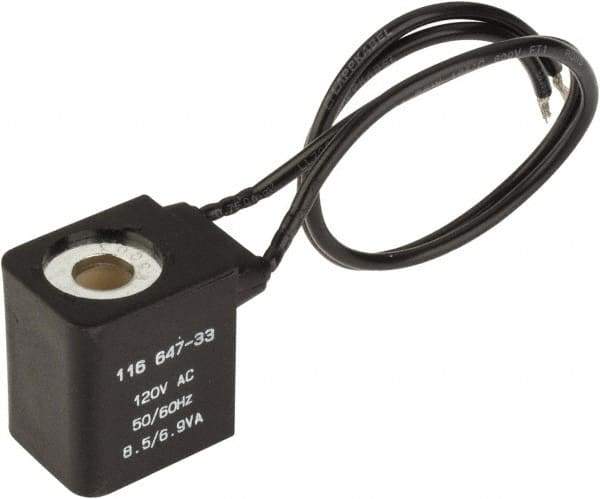 ARO/Ingersoll-Rand - 120 VAC Solenoid Coil with Leads - Use with Alpha, K, H & Maxair Series Solenoid Valves - Caliber Tooling