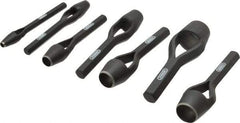 General - 7 Piece, 1/4 to 1", Arch Punch Set - Comes in Vinyl Roll - Caliber Tooling