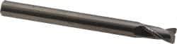 OSG - 3/16", 2 Flute, Single End, Solid Carbide, 0.02" Corner Radius End Mill - 2" OAL, 30° Helix, Right Hand Flute, 5/16" LOC, Right Hand Cut - Caliber Tooling