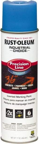 Rust-Oleum - 17 fl oz Blue Marking Paint - Water-Based Formula - Caliber Tooling