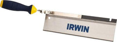 Irwin - 10" High Carbon Steel Blade Dovetail Saw - Plastic Handle, Ergonomic, 17-1/4" OAL - Caliber Tooling