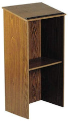 Oklahoma Sound - Mahogany Full Floor Lectern - 16" Deep x 23" Wide - Caliber Tooling