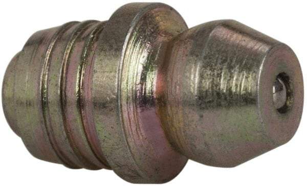 Value Collection - Straight Head Angle, 1/4 Thread Steel Drive-In Grease Fitting - Caliber Tooling