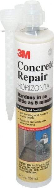 3M - 8.4 oz Cartridge Gray Urethane Filler/Repair Caulk - -60 to 250°F Operating Temp, 4 min Tack Free Dry Time, 1 hr Full Cure Time, Series 600 - Caliber Tooling