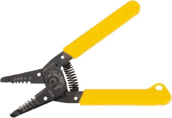 Ideal - 18 to 10 AWG Wire Stripper - 6 Inch Overall Length, 18 AWG Min, Plastic Cushion Handle - Caliber Tooling