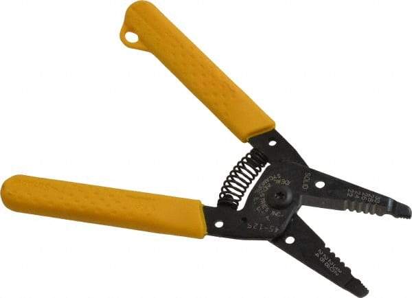 Ideal - 30 to 22 AWG Capacity Wire Stripper - 6" OAL, Plastic Cushion Handle - Caliber Tooling