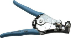 Ideal - 12 to 8 AWG Capacity Automatic Wire Stripper - 7" OAL, Plastic Cushion Handle - Caliber Tooling