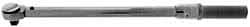 Apex - 3/8" Drive, 30 to 150 In/Lb, Click Type Torque Wrench - 1 Ft/Lb Graduation, 9-1/2" OAL - Caliber Tooling