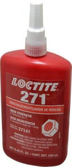 Loctite - 250 mL Bottle, Red, High Strength Liquid Threadlocker - Series 271, 24 hr Full Cure Time, Hand Tool, Heat Removal - Caliber Tooling