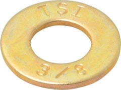 Value Collection - 3/8" Screw, Grade 8 Alloy Steel SAE Flat Washer - 13/32" ID x 13/16" OD, 1/16" Thick - Caliber Tooling