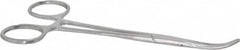 Value Collection - Soldering Curved Nose Seizer Forceps - 6" Long, Stainless Steel - Exact Industrial Supply