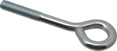 Gibraltar - 5/16-18, Zinc-Plated Finish, Steel Wire Turned Open Eye Bolt - 1-1/4" Thread Length, 5/8" ID x 1-1/4" OD, 2-1/2" Shank Length - Caliber Tooling