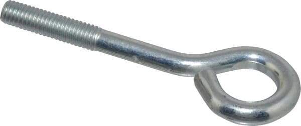 Gibraltar - 3/8-16, Zinc-Plated Finish, Steel Wire Turned Open Eye Bolt - 1-1/2" Thread Length, 3/4" ID x 1-1/2" OD, 3" Shank Length - Caliber Tooling