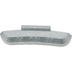 Perfect Equipment - 1 oz P Wheel Weight - Zinc, For Use with Automotive & Light Trucks - Caliber Tooling