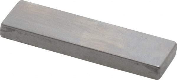 Mitutoyo - 0.116" Rectangular Steel Gage Block - Accuracy Grade 0, Includes Certificate of Inspection - Caliber Tooling